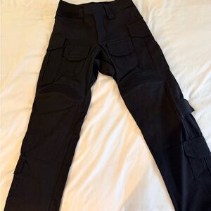 Custom Yeezy Black Tactical Cargo Pants